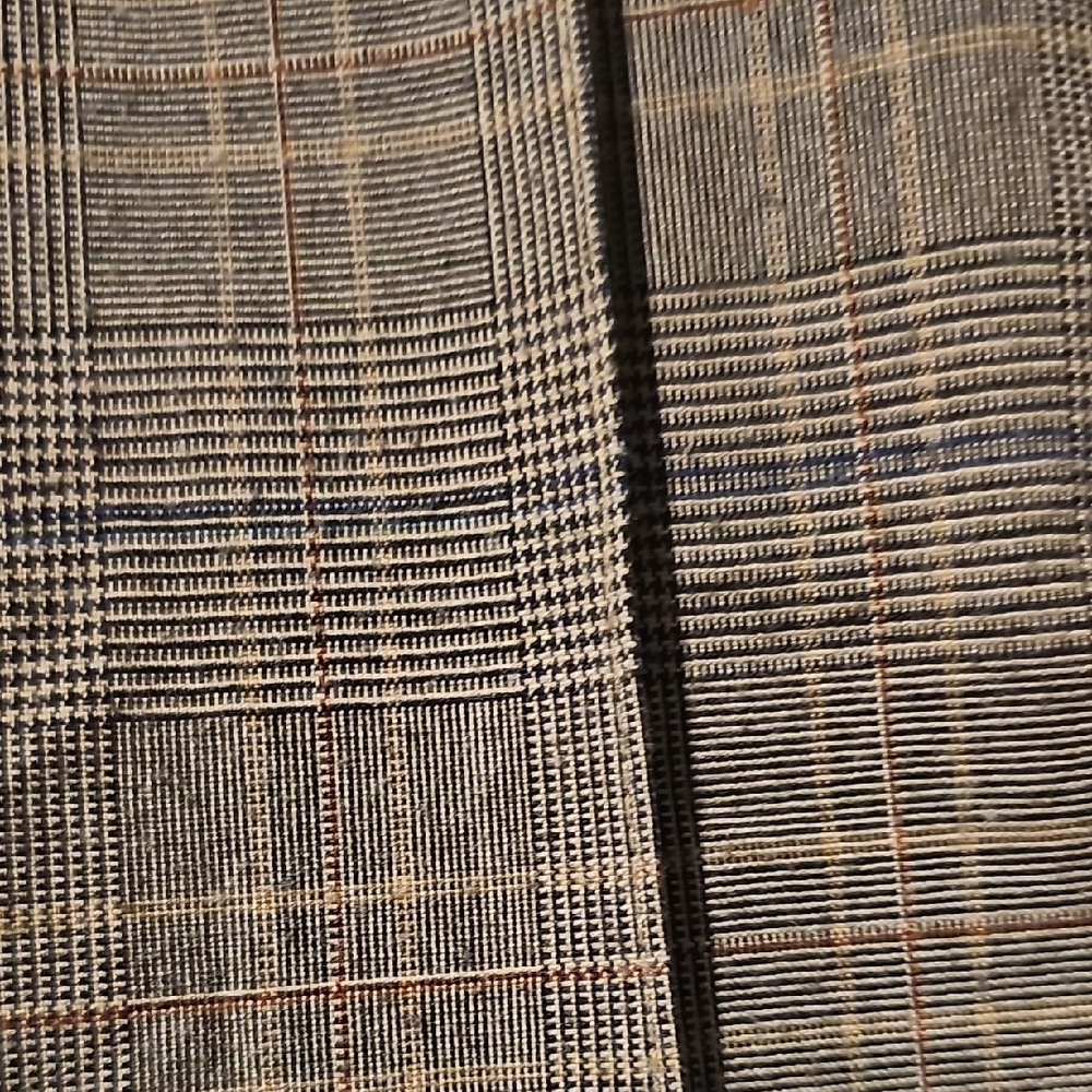 Nine West Brown Plaid Drawstring Joggers - Picture 3 of 3